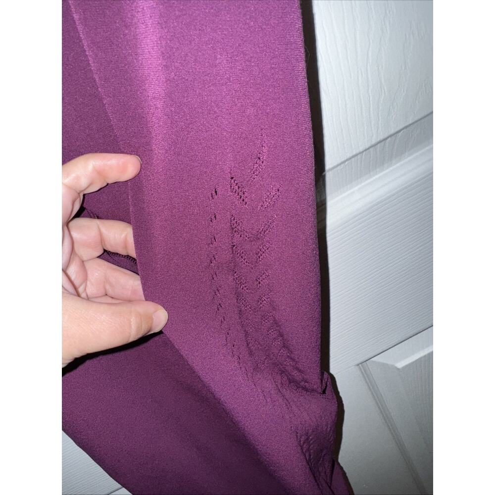 ATHLETA Warp Knit 7/8 Tight Yoga Pant Womens Size XXS Velvet‎ Plum Purple - Picture 3 of 9
